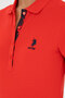 Women's Red Basic Polo Neck T-Shirt 50262698 -Vr030 - 7