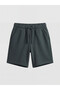 Two Mt Shop Quality Lcw Kids Anthracite 2 Thread Plain Standard & Regular Boys' Shorts - 5