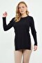 Corded Crew Neck Knitwear Sweater