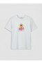 Original Oval Collar Printed Girls' T-Shirt - 3