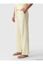 Trendlucky Women's Textured Trousers with Elastic Waist and Difference in Color - 2