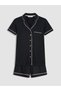 Two Mt Shop Quality Shirt Collar Women's Shorts Pajama Set - 5