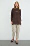 Fullamodest Lotus Flower Embossed Oversize Tunic - 5