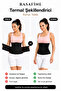 Women's Thermal Shaping Waist Corset Double-Banded Zippered Slimming Corset - 2