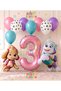 Paw Patrol Skye 3 Years Old Balloon Set Police Dog Paw Patrol Skye and Everst Birthday Balloon Set