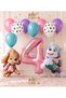 Paw Patrol Skye 4 Year Old Balloon Set Police Dog Paw Patrol Skye and Everst Birthday Balloon Set