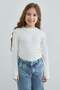 Basic Finger-Loop Modal Girls' Bodysuit - 3