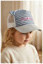 Cute Cat Patterned Girl's Hat - Breathable Mesh Summer Model (1-3 Years) (Size 50 cm) - 6