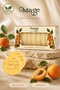 Mage Natural Apricot Soap Set of 8, 20 Grams X 8 Pieces in a Gift Box