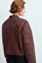 100% cotton quilted mandarin collar jacket - 4