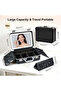 Lifestyle Makeup Case With Portable Led Light Mirror - Black - 2
