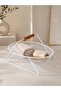 White Metal Multi-Purpose Organizer Basket with Wooden Handle | Luxury Thermoplastic Coating Stainless |   White