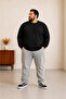 Men's Plus Size Oversized 3 Thread Long Sleeve Sweatshirt 3Xl-4Xl-5Xl-6Xl-7Xl-8Xl-9Xl