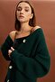Buttoned Long Knitted Cardigan (B22-5755-Std) - 4