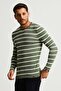 Striped Thin Cotton Sweater (E22-5710) - 2