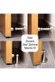 Screw-On Magnetic Metal Stopper for Behind the Door, Chrome Holder, Holder, Stopper - 2