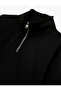 Shawl Collar Regular Fit Long Sleeve Zippered Sweatshirt - 8