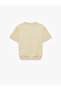Crew Neck Cotton Short Sleeve Oversize School Sweatshirt - 4