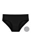 5-Piece Medium Waist Ribbed Cotton Lycra Women's Panties - 6