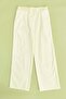 Elastic Waist Linen Look Girls' Trousers - 3