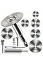 Multipurpose Cutting High-Speed Steel Saw Blades 10PCS, 1/4" Hex Shank Universal Fit for Grinders, M - 8
