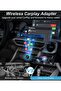 دونجل لاسلكي لـ CarPlay و Android Auto، اتصال تلقائي سريع، تصميم مدمج سهل التركيب والتشغيل لهواتف آيفون/أندرويد - 4