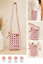 Hand Knitted Phone and Accessory Shoulder Bag - 2