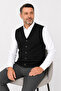 Men's Middle-Aged and Older Knitwear Knitted Acrylic Buttoned Winter Dad Vest 2050 - 5