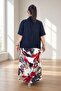 Crew Neck Japanese Style Sleeveless Side Slit Dress Single Button Closure Jacket Plus Size Two-Piece Set - 4