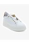 Women's White Copper Genuine Leather Sports Shoes 5Y2Sa59273 - 2