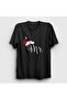 Unisex Black Mr New Year Christmas T-shirt270980tt