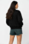 Women's Basic Oversize Zippered Casual Bomber Jacket - 3