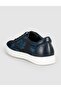 Knitwear Blue Lace-Up Men's Casual Shoes - 4