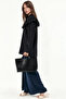 Women's Ruffle Detailed Shirt Tunic 1494 - Black - 2