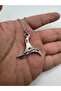 Naruto Anime Red Written Ninja Star Figured Unisex Necklace – with Metal Chain - 2