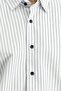Short Sleeve Slim Fit Slim Fit Cotton Striped Shirt - 6