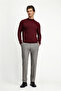 Half Turtleneck Regular Fit Wool Basic Knitted Sweater - 3