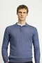 Polo Neck Buttoned Regular Fit Warm Wool Knit Sweater - 3