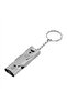 silver Double Tube Explosive Whistle Outdoor Distress Whistle Stainless Steel High-frequency Earthqu - 3