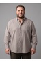 Plus Size Men's Long Sleeve Checkered Single Pocket Oversized Shirt (2XL - 3XL - 4XL) - 3