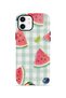 iPhone 11 Vorian Double Layer Case Watermelon Picnic Gingham