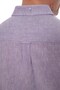 Slim Fit Long Sleeve Lapel Buttoned Breathable Linen Gift Boxed Men's Shirt Fs-004548 - Lilac - 7