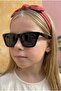 Cateye Unisex Black Cat Eye Frame 0-10 Years Children Uv400 Sunglasses - 2