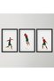 Alayra FramedWall Art Cristiano Ronaldo Set of Three Pictures, Criistiano Ronaldo Siuu Celebration,Portugal National Team, Ready to Hang-30x40 cm - 3