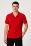 Men's Red Button-Down Short-Sleeve Summer Shirt - Comfortable Fit, Stylish Design - 4