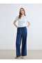 Esvab • Modern & Distinctive Wide-Leg Women's Jeans with Waist Drawstring
