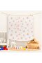 Organic cotton, amusement park patterned muslin cover