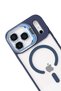 Gldisptm iPhone 17 Pro Max Cover with Remim Lens and Magsafe Stand (35734) - Navy Blue - 3