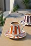 Anita 6-Person Porcelain Coffee Cup Set - 90 ml - 2