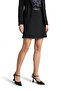 T0128 Mg Black Heeled Women's Shoes